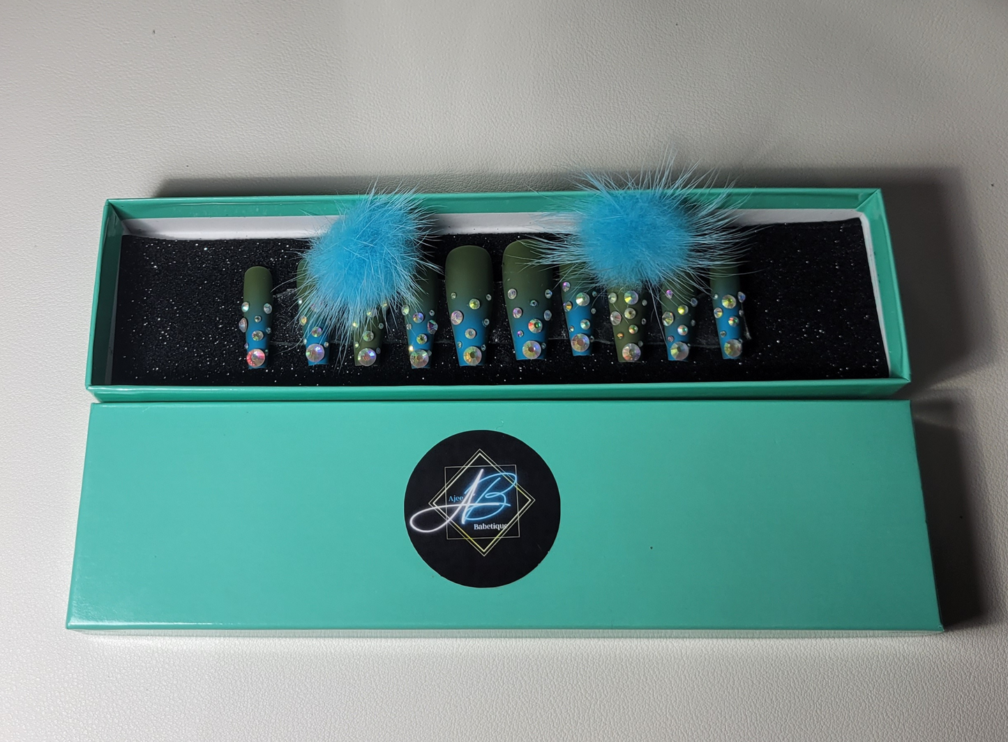 Catch me Sparkling Press Ons Set