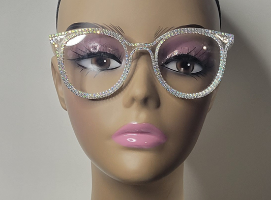 Seeing Bling Sunglasses (Clear)