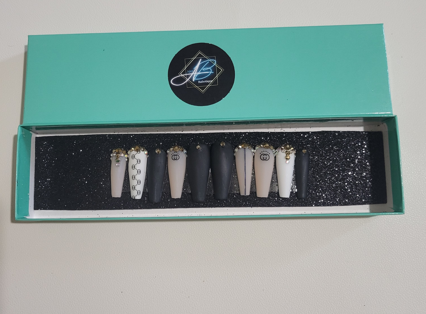 Highly Favored Press ons Set