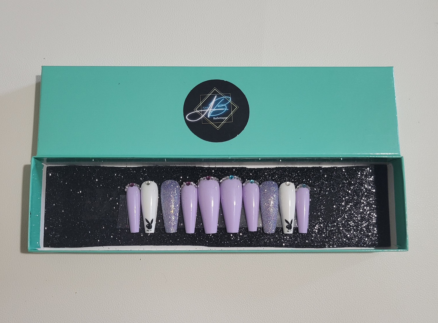 Leave a Little Sparkle Press ons Set