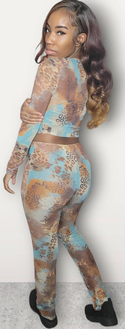 Catch Me Leopard Mesh 2 Piece