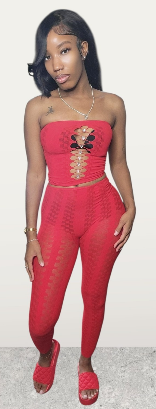 Red 2 Piece Set