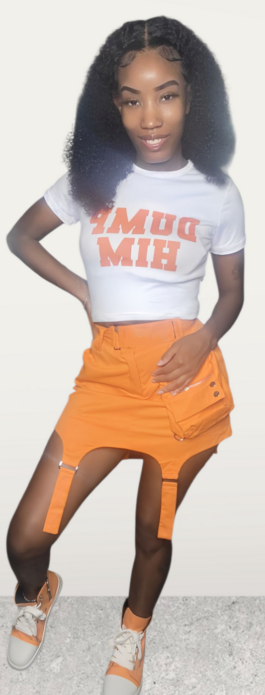 "Dump Him" Skirt Set