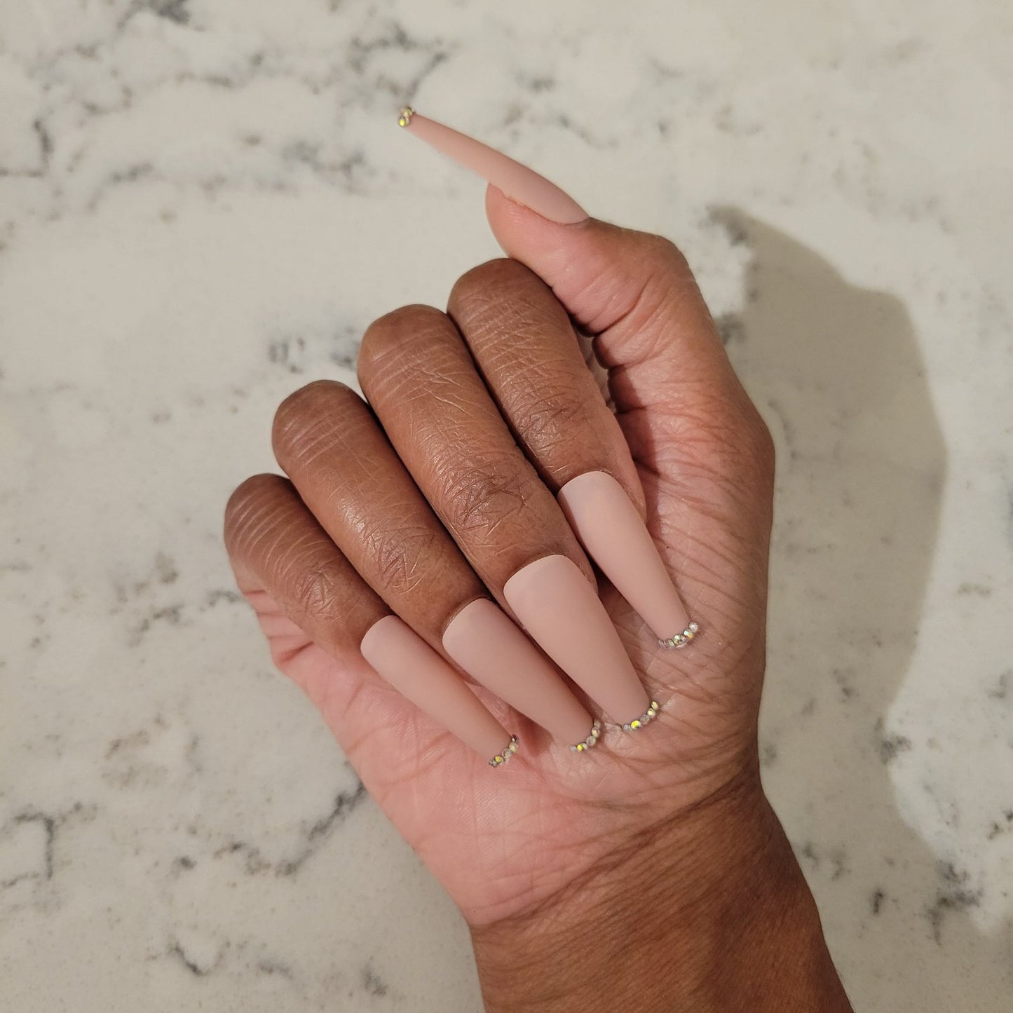 Stunning Pink Press on