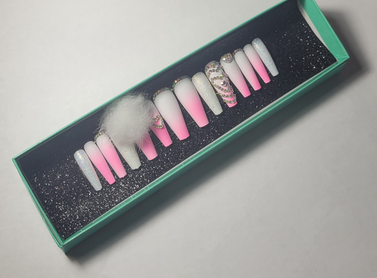 Be Mine Press on Nails