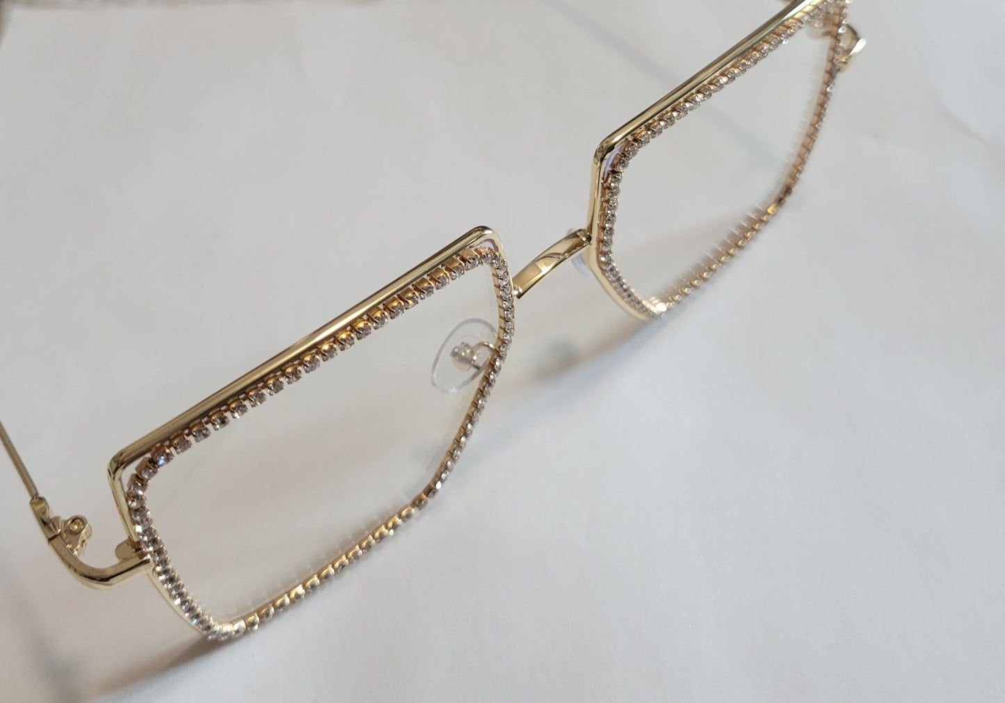 Weekend Ready Square Sunglasses (Gold)