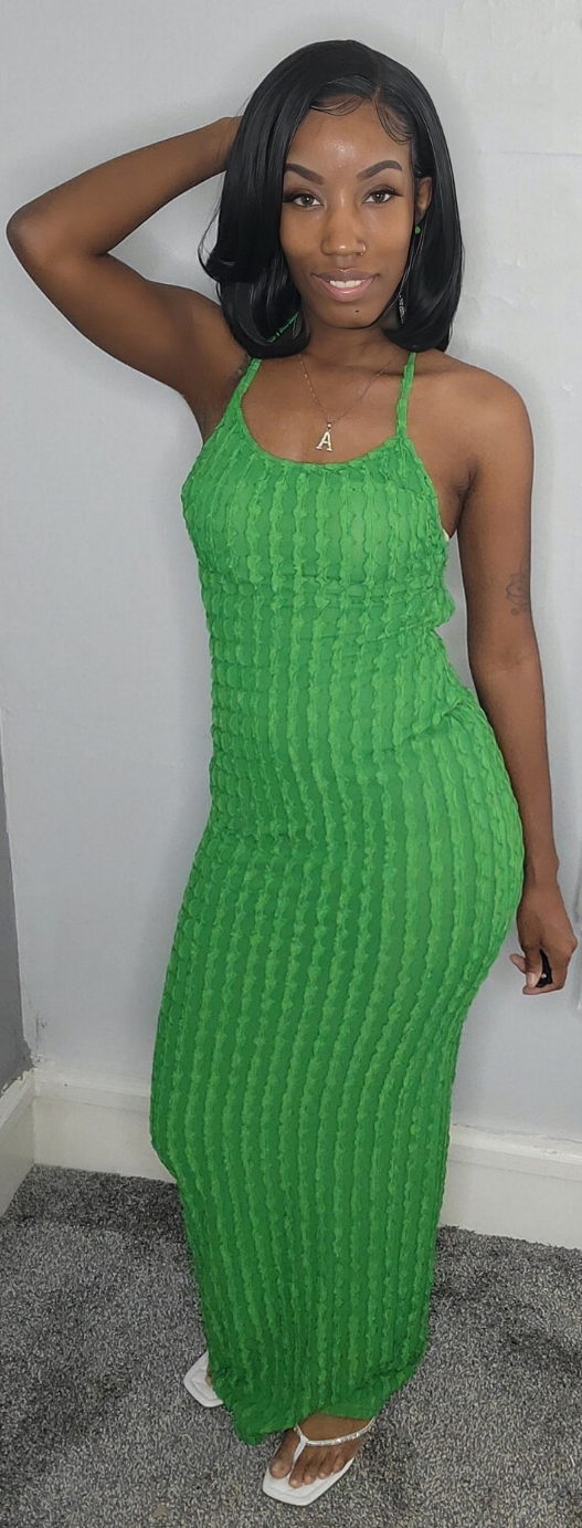 Keep it Classy Maxi Dress-Green
