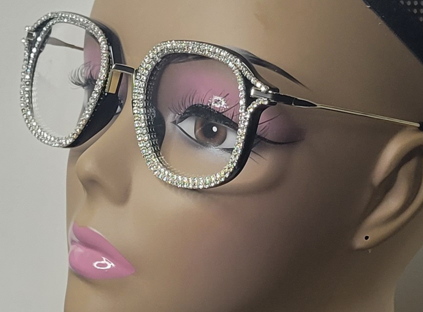 All Bling Out Sunglasses (Black)