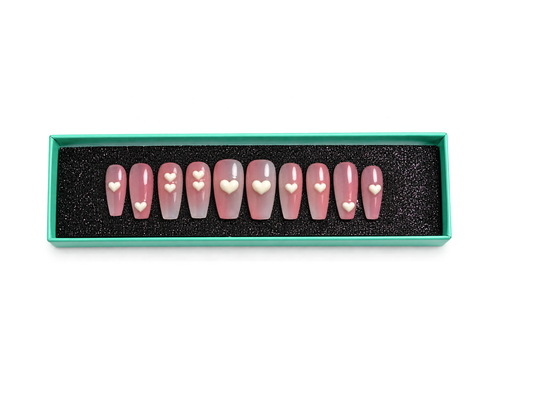 Love Pink Press on Nails