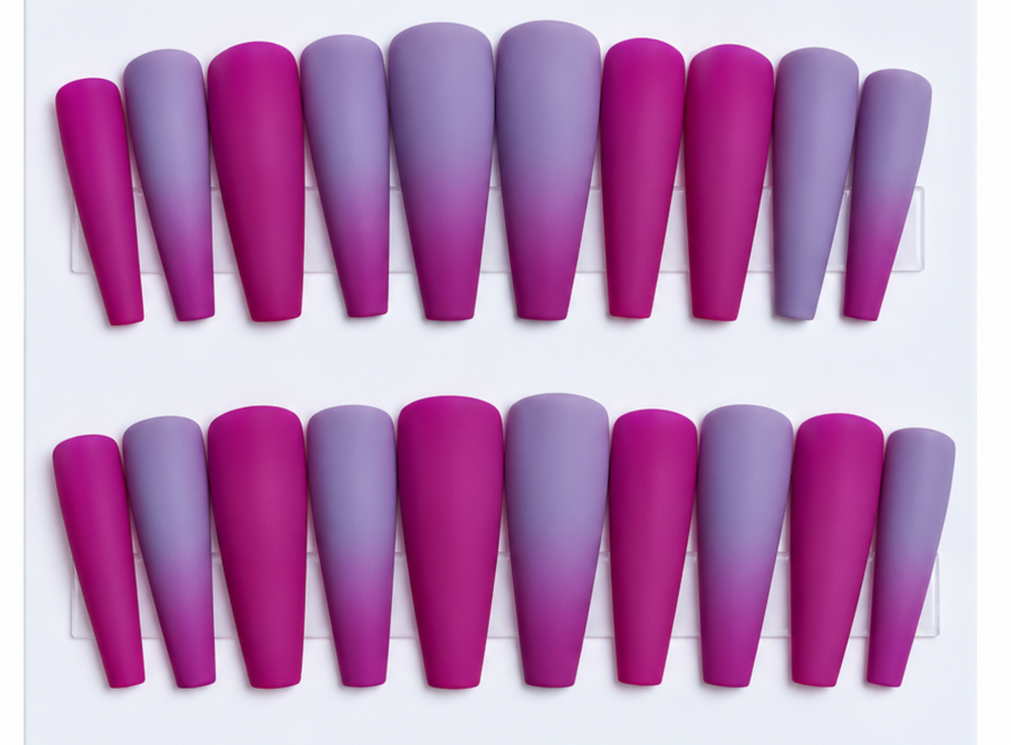 Berry Lavender Bliss Ombre Press on Nails