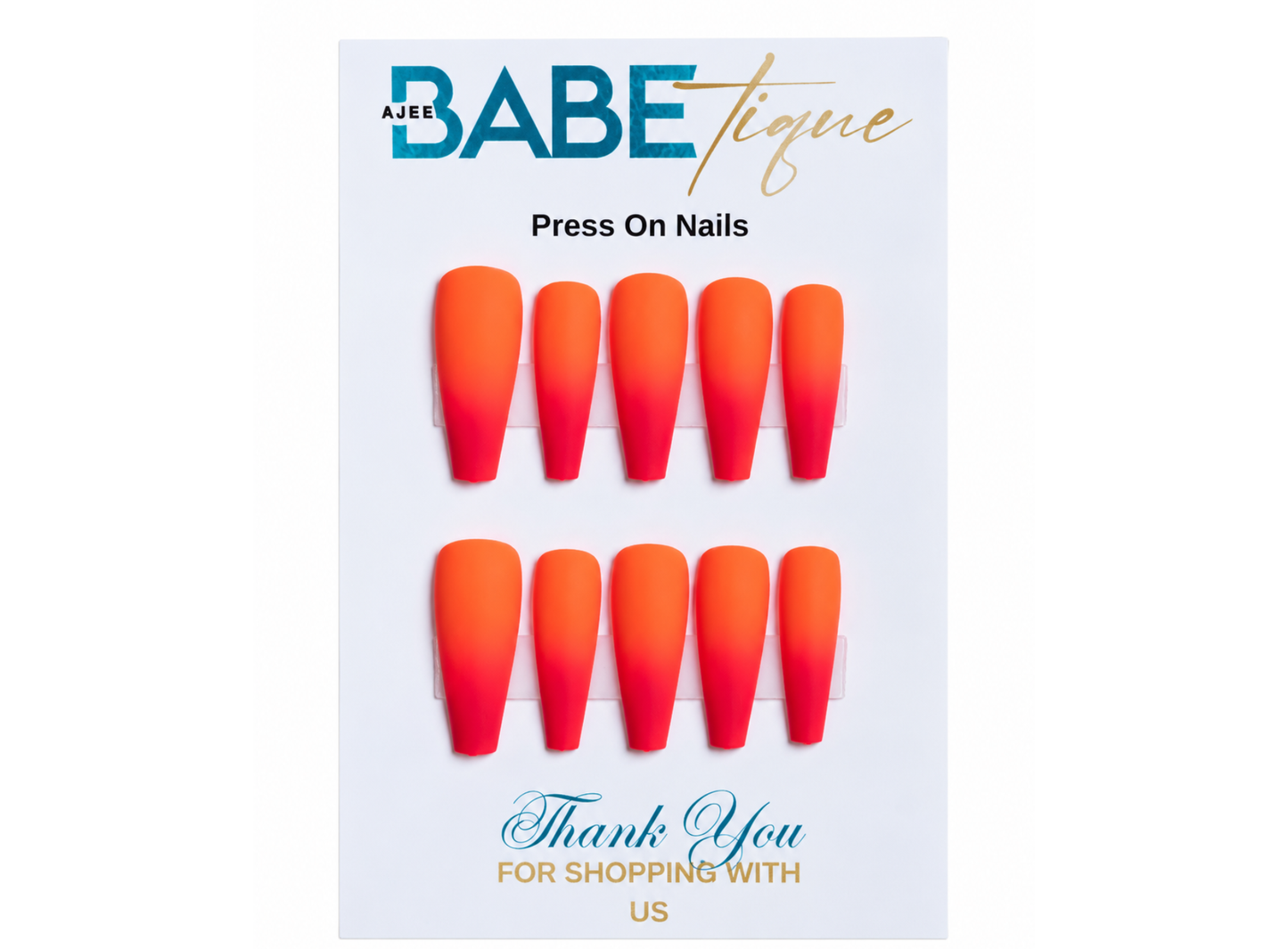 Sunset Siren Ombre Press on Nails