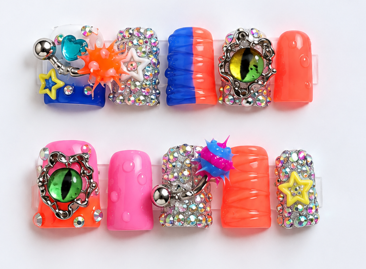 Pretty Little Monster Press on Nails