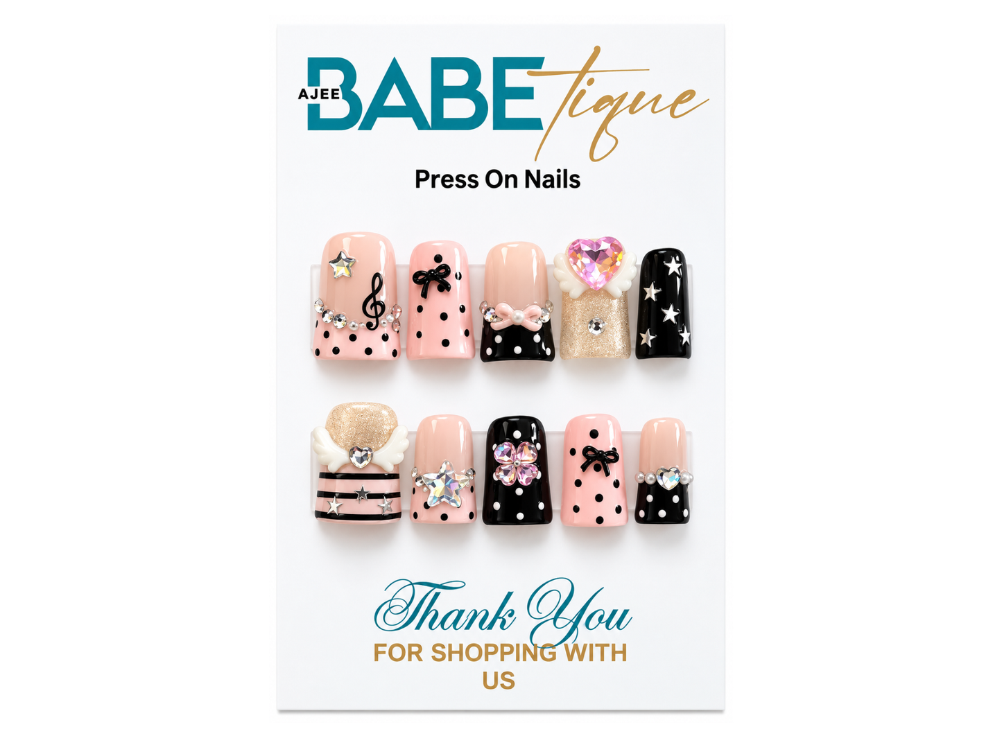 Diamond Doll Press on Nails