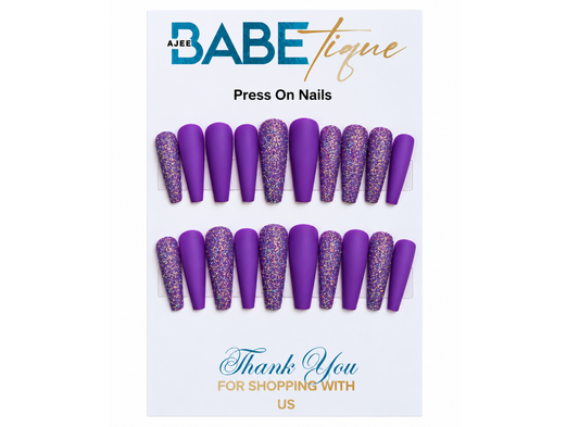 Purple Royalty Press on Nails