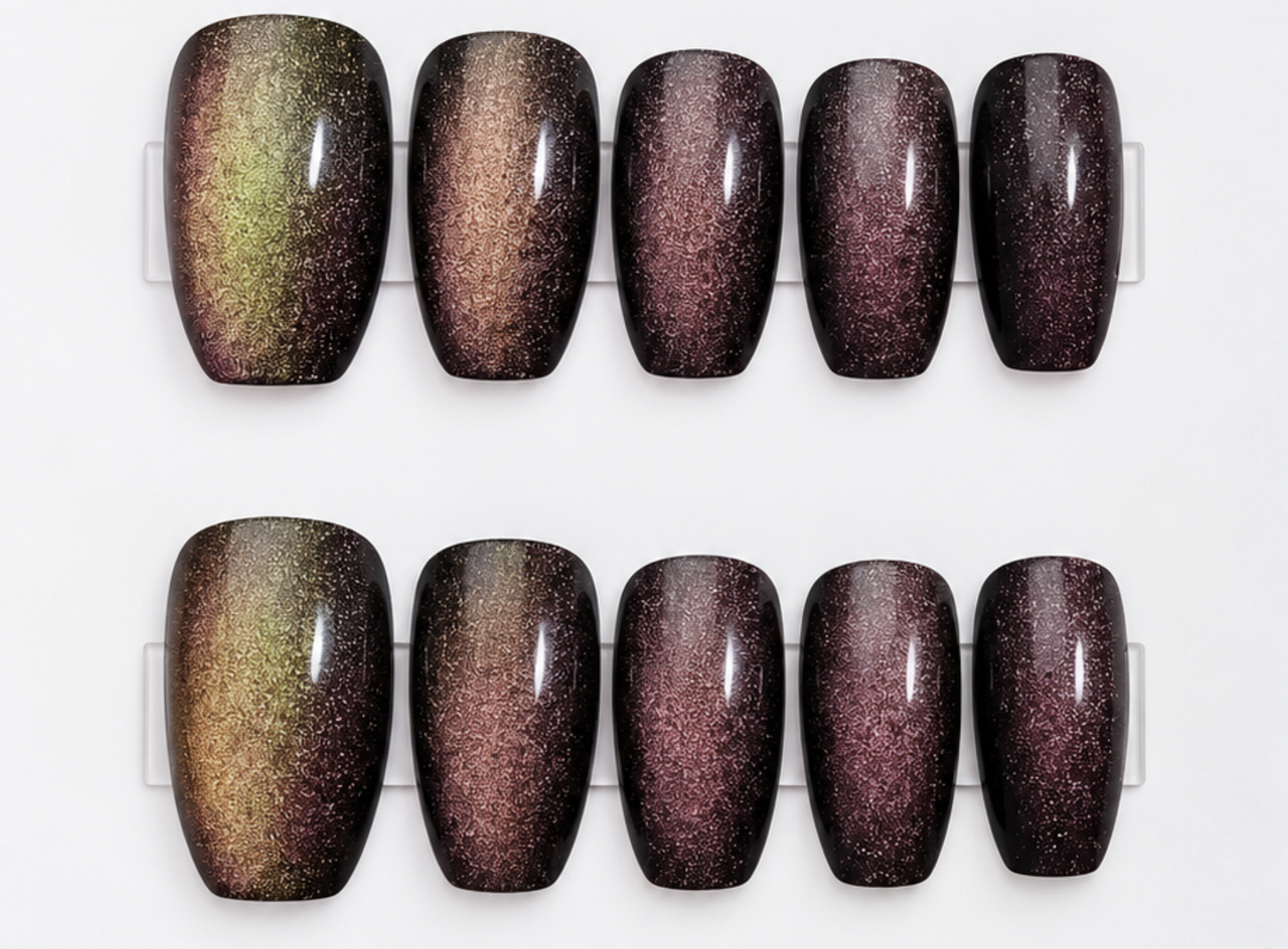 Mystic Midnight Press on Nails
