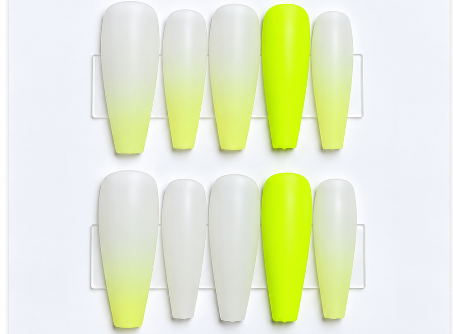 Lime Light Ombre Press Ons Set