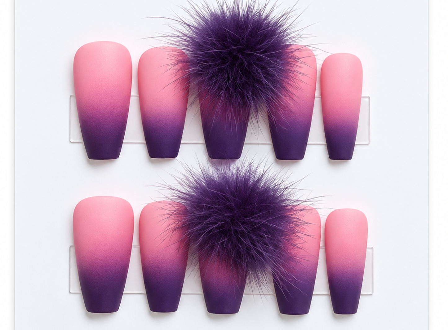 Purple Passion Press Ons Set